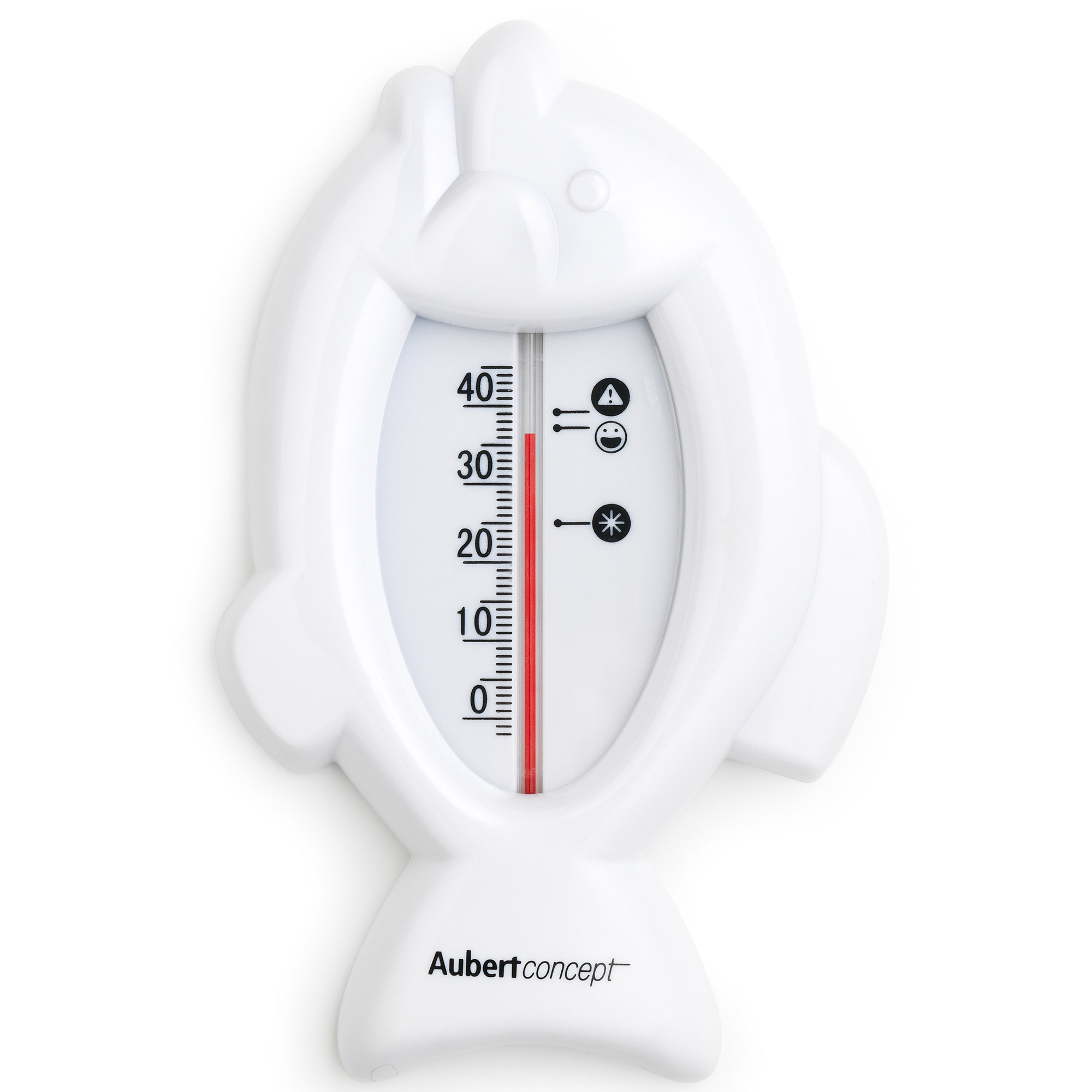 Thermometre De Bain Poisson Blanc De Aubert Concept Thermometres Aubert
