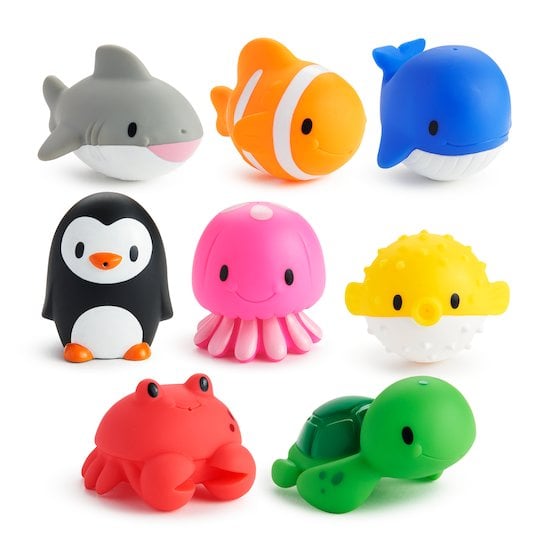 Coffret jouets de bain Aquarium (8 pièces) : Infantino