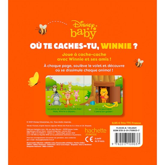 Mon premier livre puzzle : Disney Baby : Winnie et la forêt