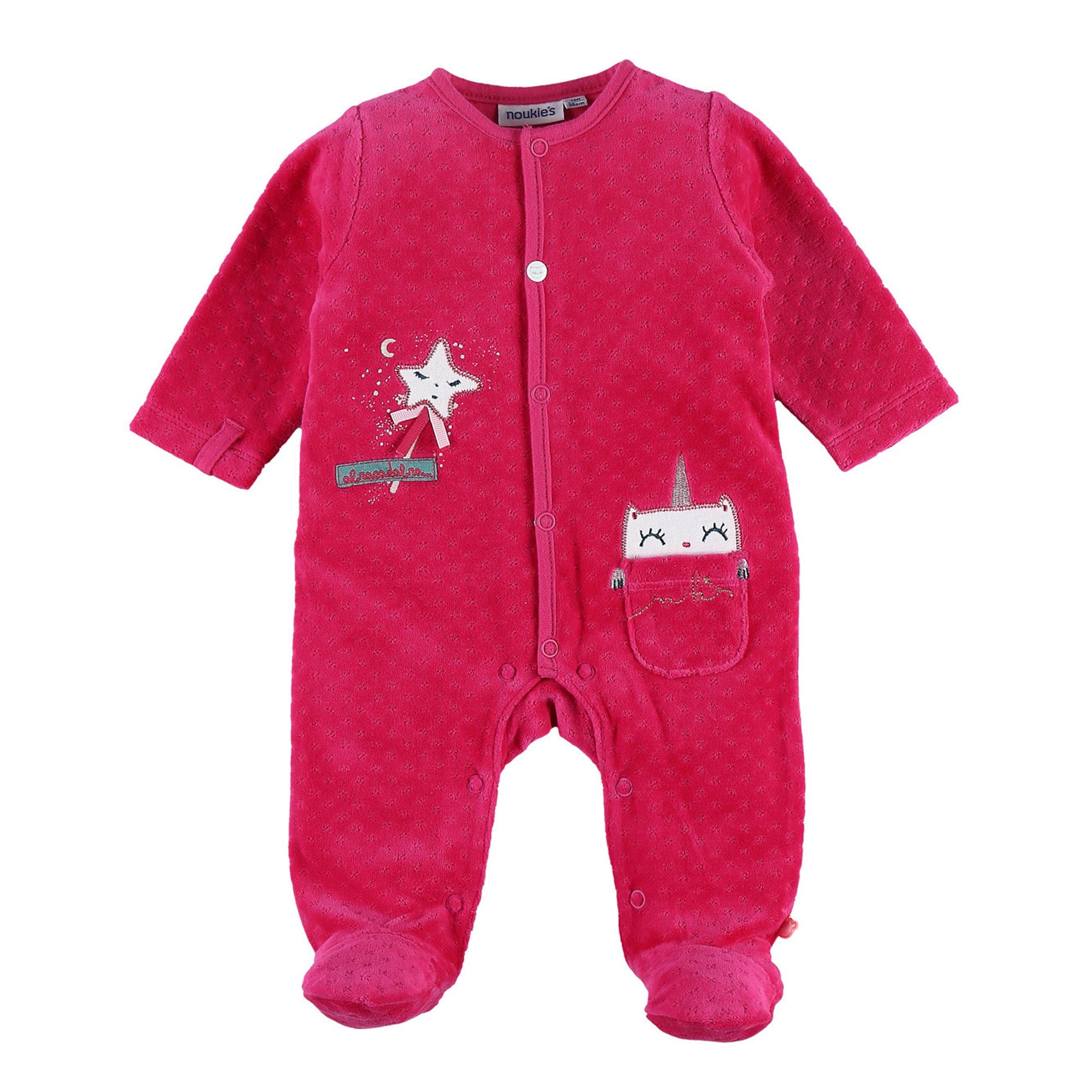 Pyjama Velours collection Imagine Fuschia 1 mois de ...