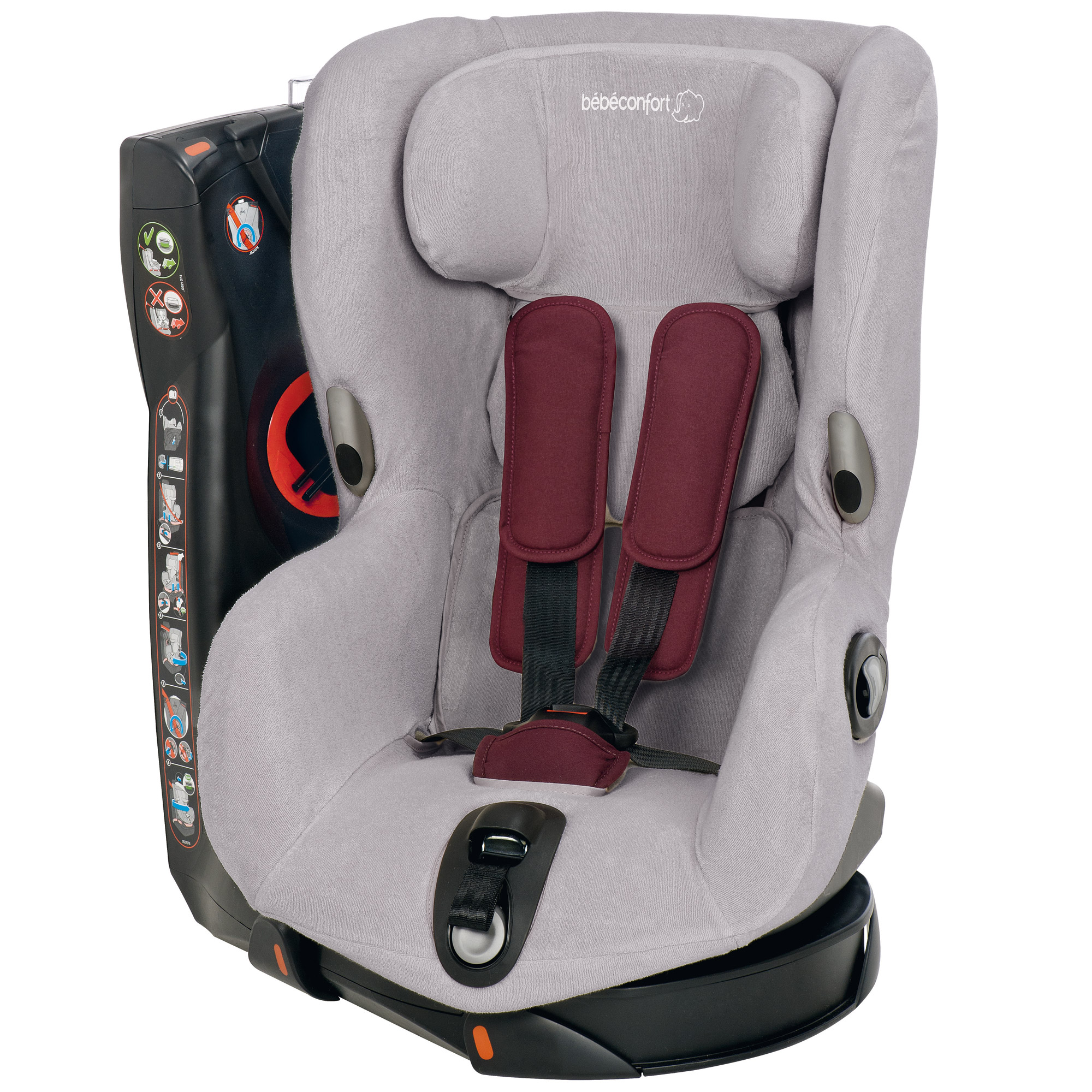 Axiss Housse Eponge Cool Grey De Bebe Confort Housses De Sieges Auto Aubert