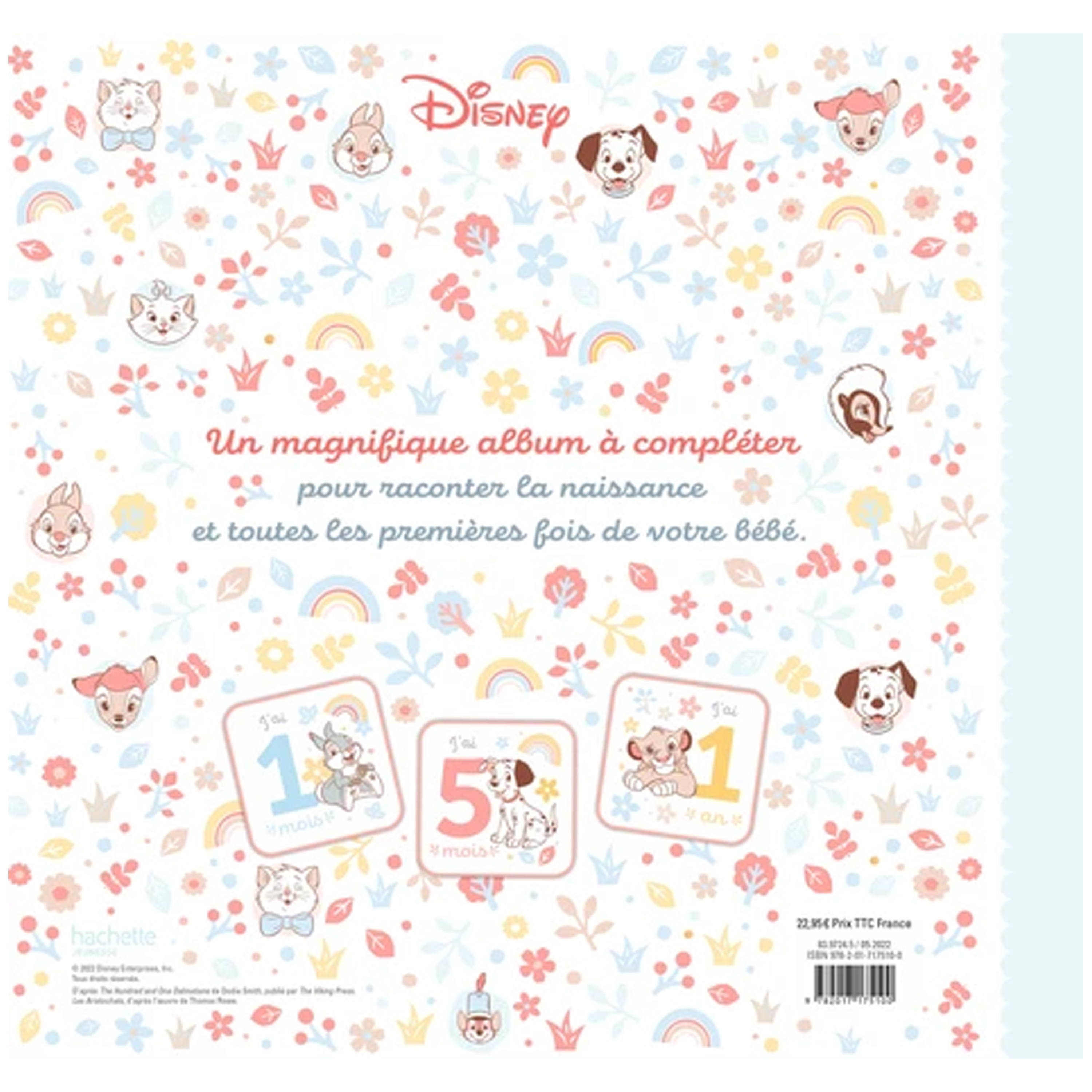 Mon livre de naissance Bleu de Hachette Jeunesse Disney, Livres