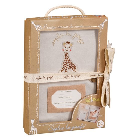 Protege Carnet De Sante So Pure Sophie La Girafe Beige De Vulli Sophie La Girafe Aubert