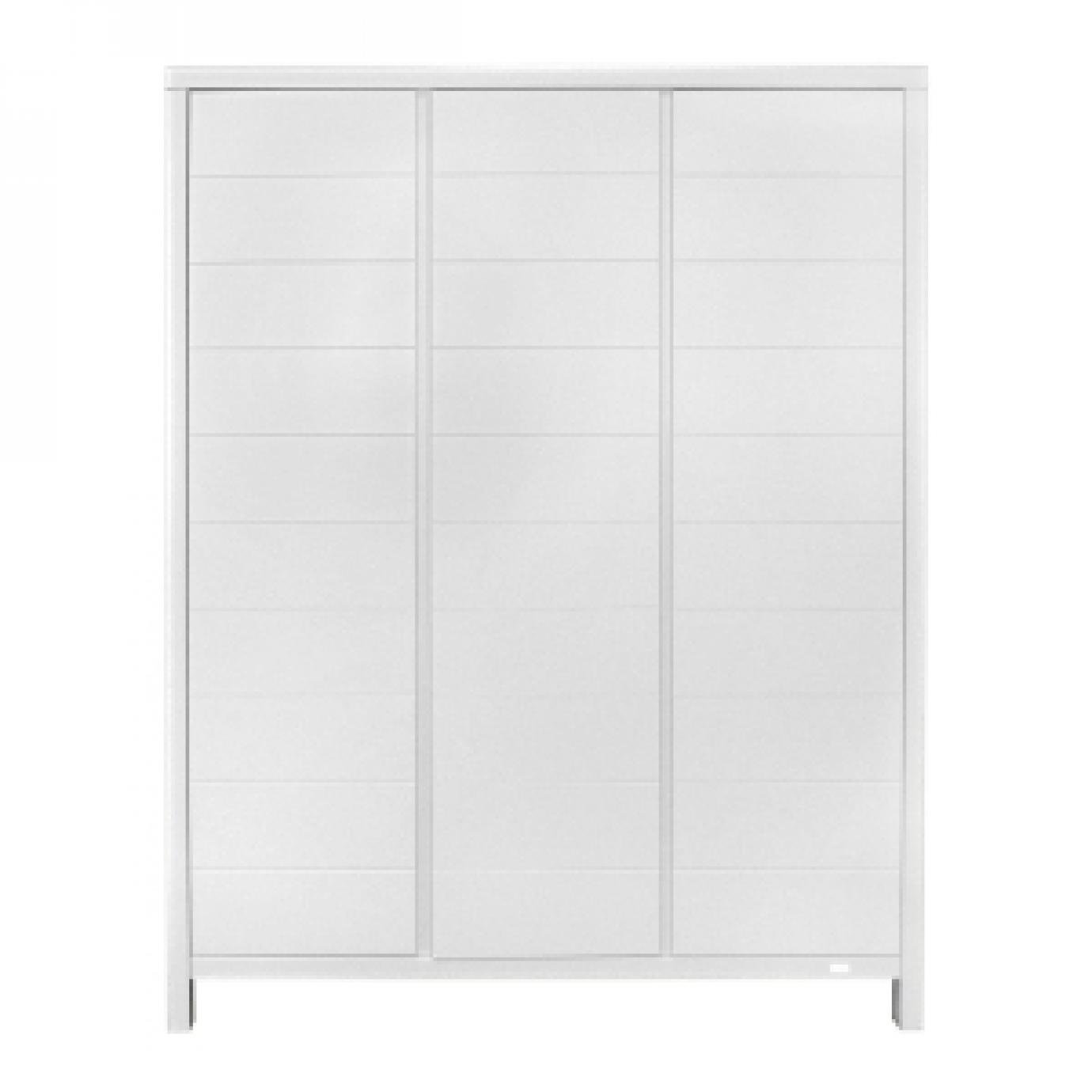 Stripes Armoire 3 Portes Blanc De Quax Chambre Stripes Aubert