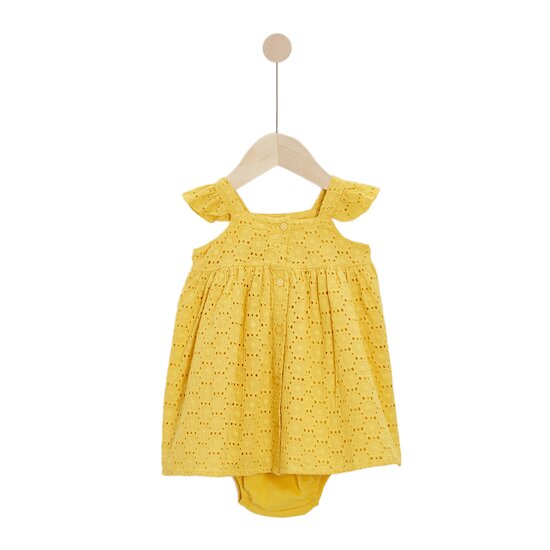 Ensemble Robe + Bloomer Jaune soleil  de P'tit bisou