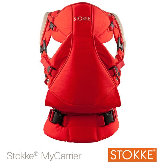 Porte Bebe Mycarrier Rouge De Stokke Porte Bebe Ventral Aubert