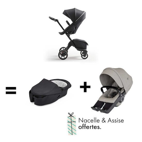 Offre xPlory : la nacelle & l'assise Trailz OFFERTES pour l'achat d'une poussette xPlory de Stokke !   de Stokke®