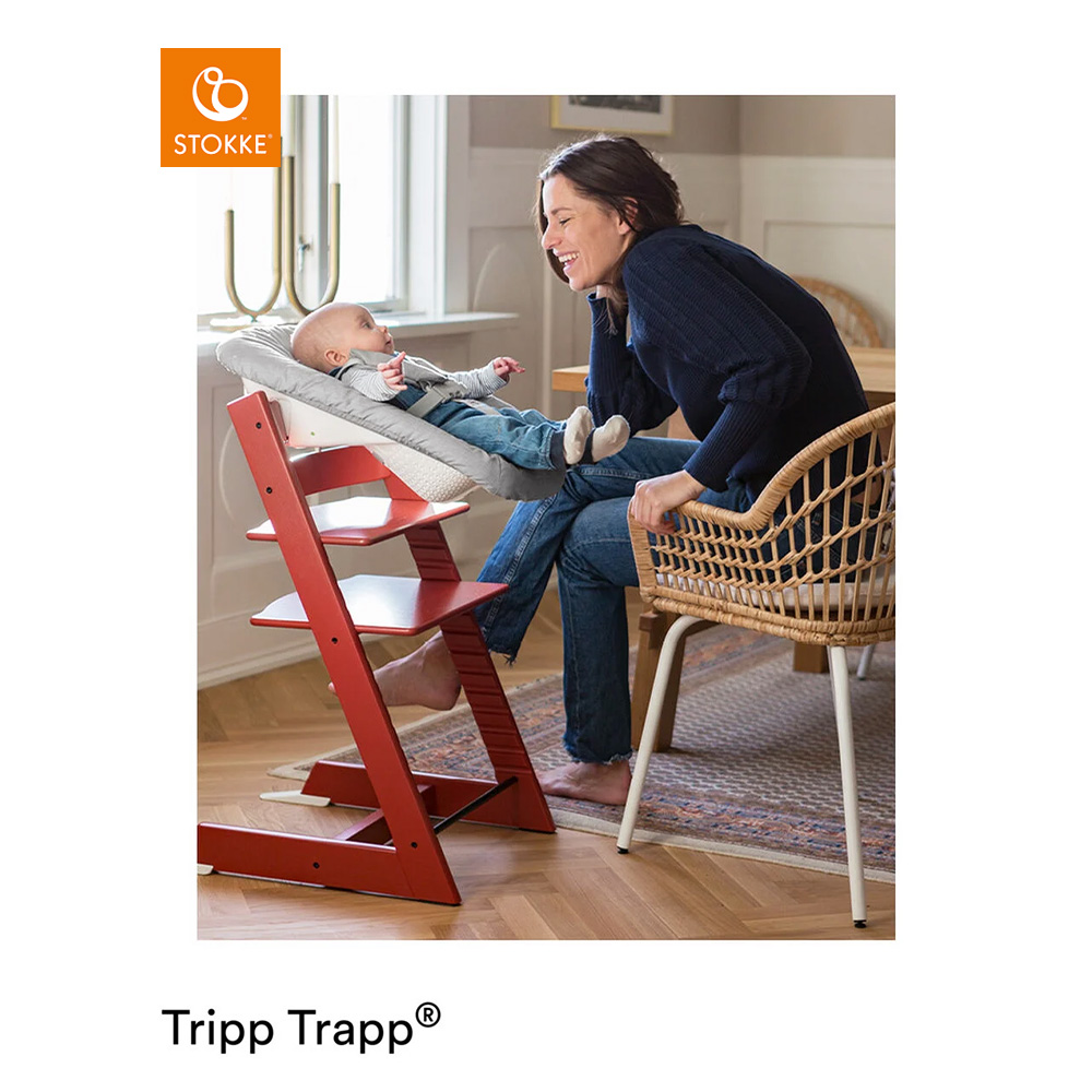 Chaise haute Tripp Trapp Gris brume - Made in Bébé