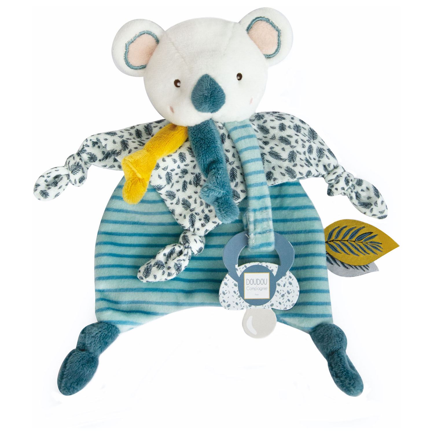 Doudou et Compagnie - Doudou Attache Tétine, Sucette - Petit Chou - Ours -  Bleu - Boite Cadeau - 17 Cm - Idée Cadeau de Naissance Fille et Garçon -  Garantie Doudou Perdu - DC2714 : : Bébé et Puériculture