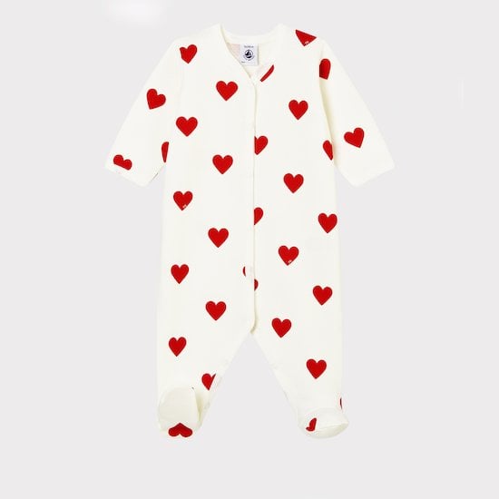 Petit Bateau Pyjama - marshmallow/terkuit/blanc 