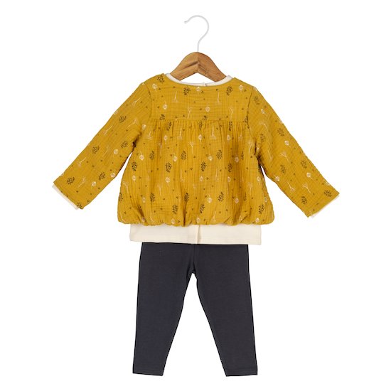 Veste + t-shirt + legging Safran et cie Jaune  de Marèse