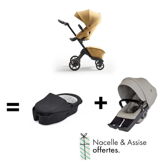 Offre xPlory : la nacelle & l'assise Trailz OFFERTES pour l'achat d'une poussette xPlory de Stokke !   de Stokke®