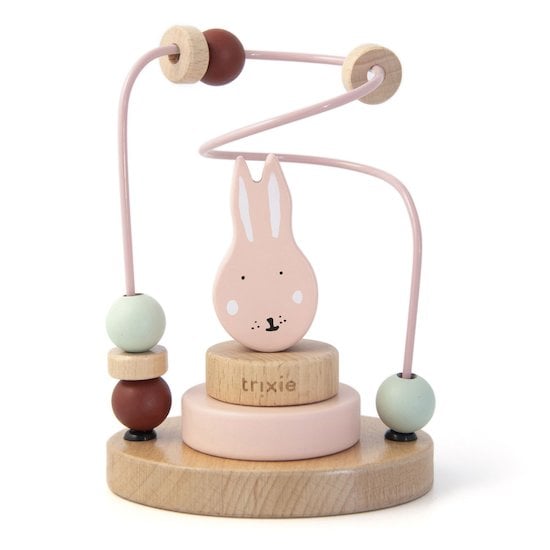Labyrinthe à perles en bois Mrs. Rabbit de Trixie, Autres jouets d'éveil :  Aubert