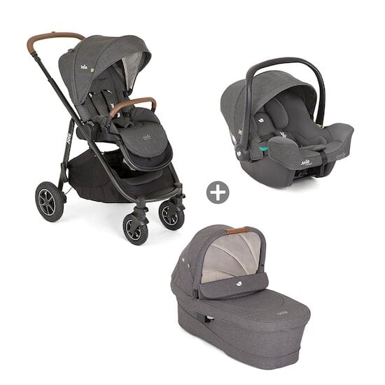 Poussette trio versatrax™ Shell Gray  de Joie