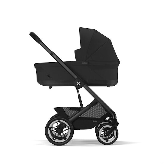 Poussette Balios S Lux Châssis Black - Moon Black de CYBEX, Poussettes  polyvalentes : Aubert