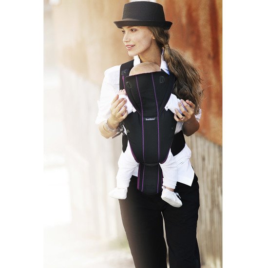 Porte Bebe Miracle Noir Argent De Babybjorn Porte Bebe Ventral Aubert