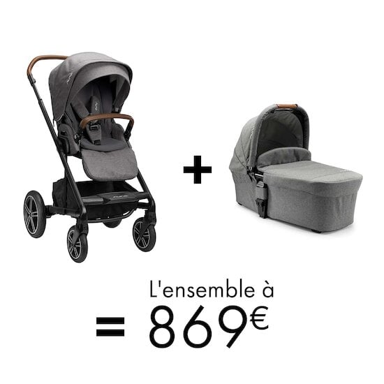 Offre Nuna : Poussette Mixx Next + Nacelle Mixx = 869 €   de Nuna