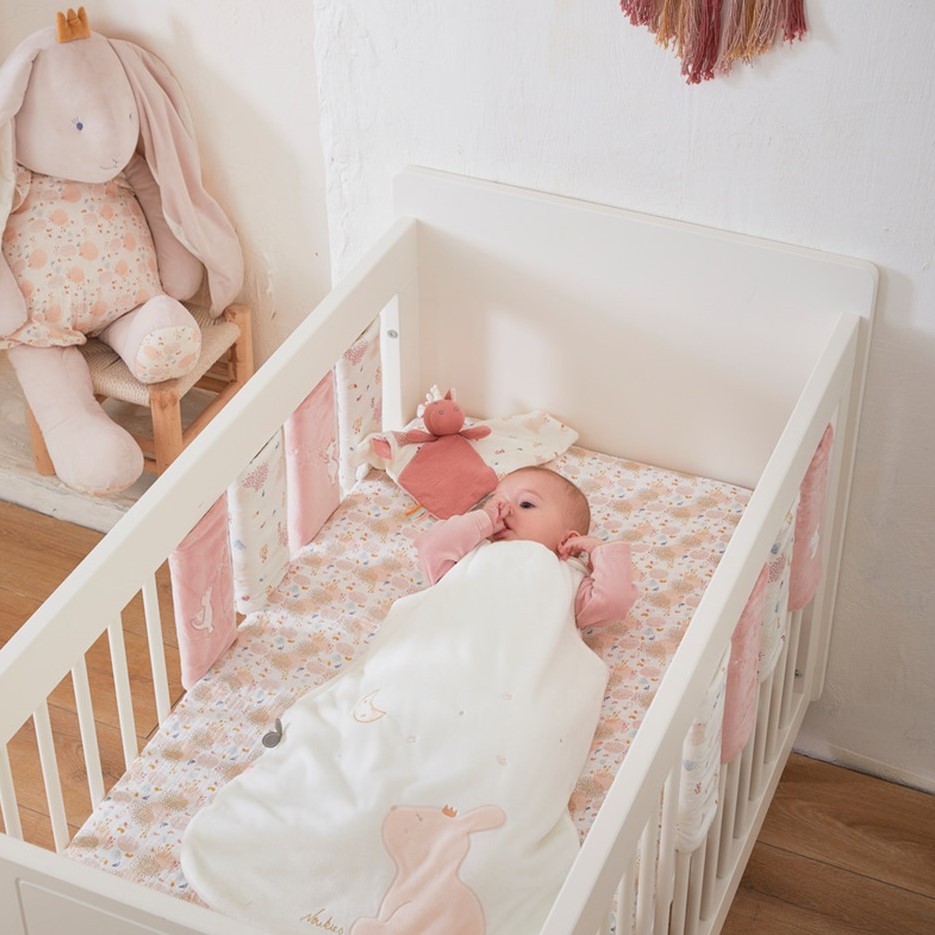 Lina & Joy Protège barreaux pour lits & parcs bébé Rose de Noukies,  Sécurité domestique : Aubert
