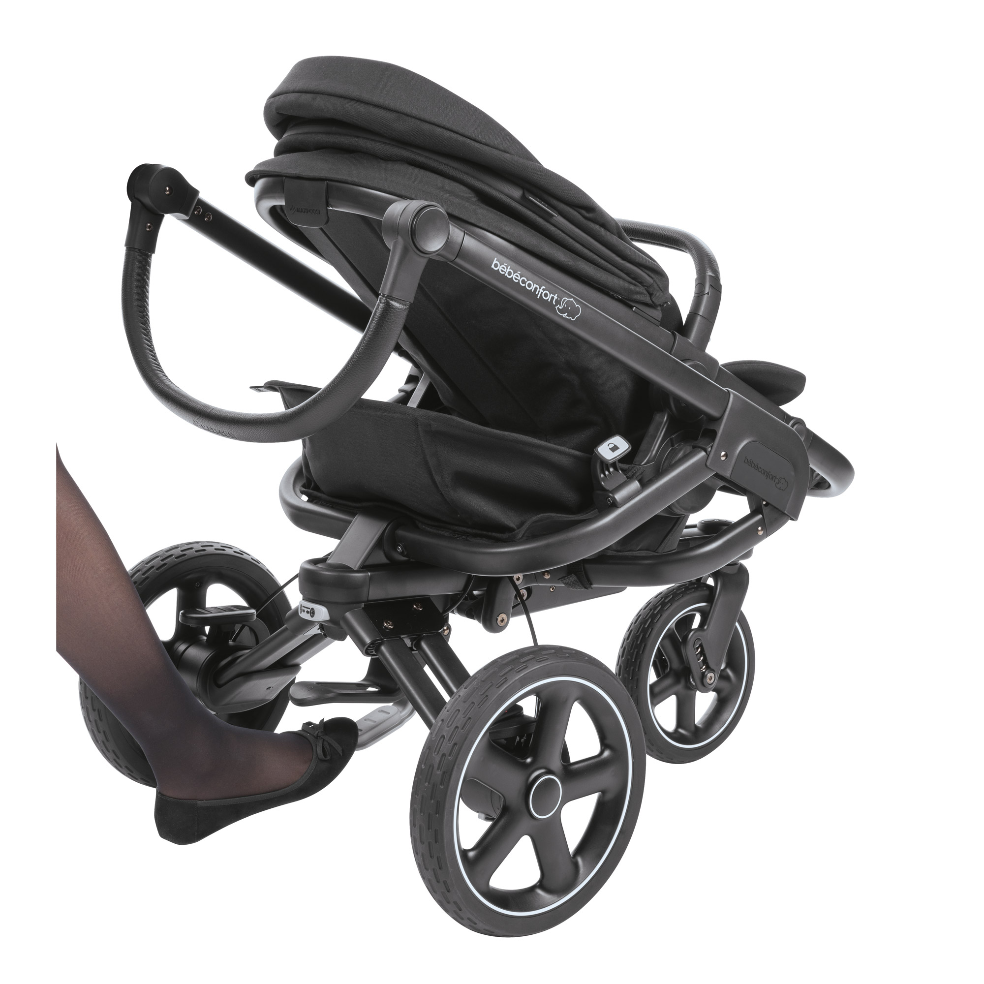 Nova 3 Roues Sparkling Grey De Bebe Confort Poussettes Polyvalentes Aubert