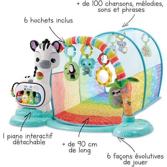 Boule de jouets sensoriels pour bébé de 6 à 12 mois, étiquette en