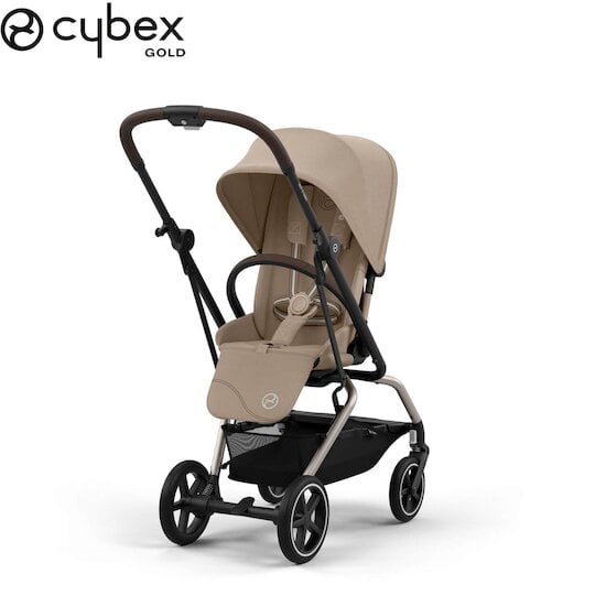 Poussette Eezy S Twist +2  Châssis taupe - Almond Beige  de CYBEX