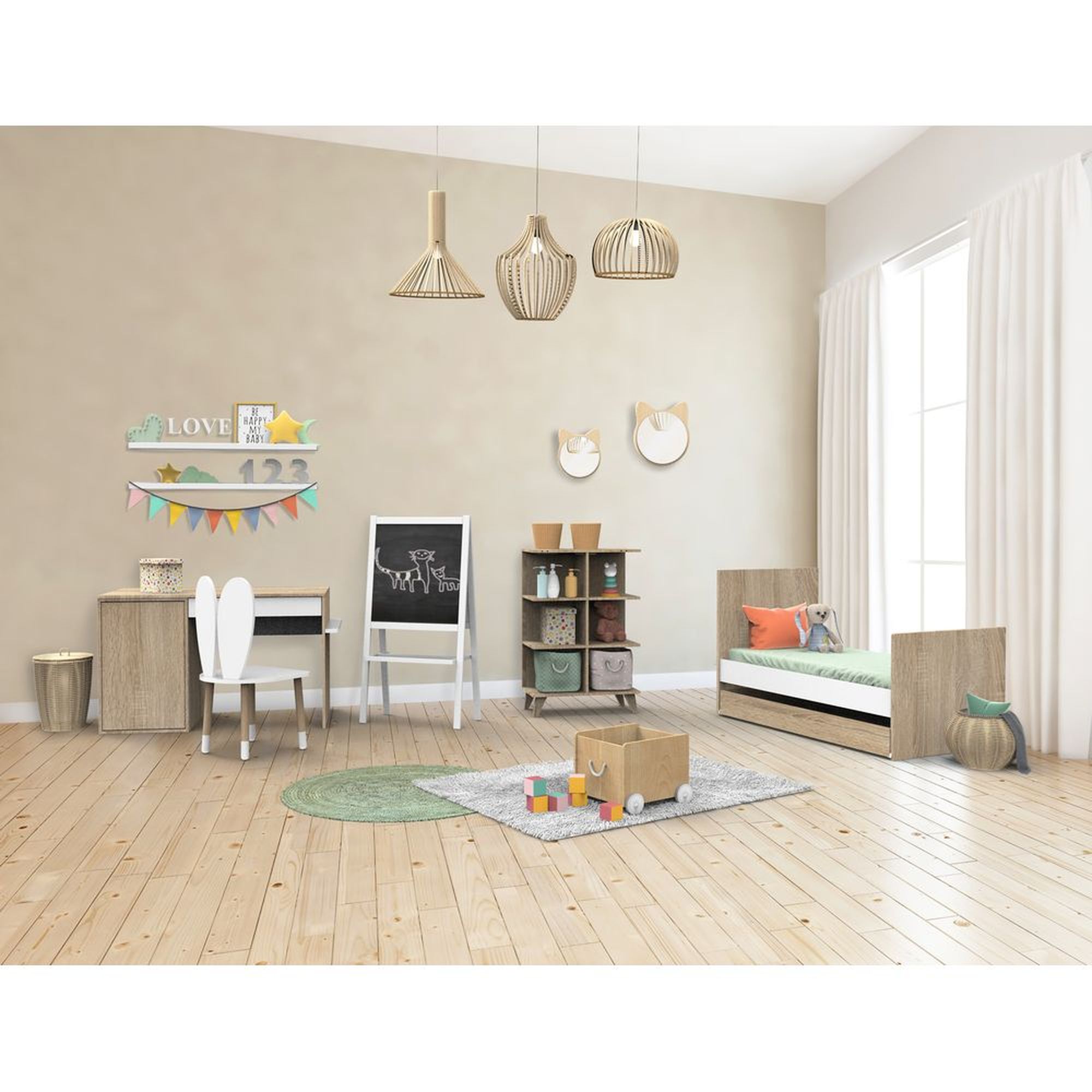 Nova New Little Big Bed 70x140 Blanc Lin De Sauthon Baby S Sweet Home Lits 70x140 Evolutifs Aubert