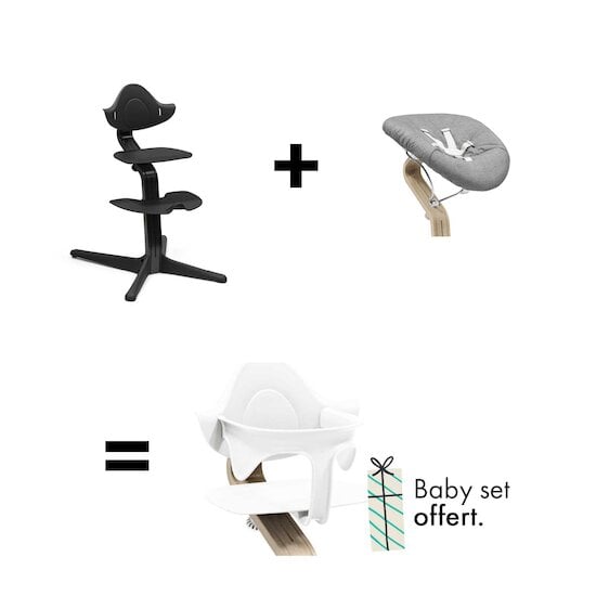 Offre Nomi : baby set OFFERT pour l'achat d'une chaise Nomi et d'un newborn set !   de Stokke®