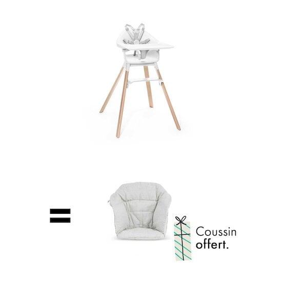 Offre Clikk : coussin OFFERT pour l'achat d'une chaise haute Clikk de Stokke !   de Stokke®