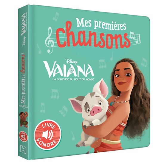 Disney Princesses - Mes Premières Chansons - Vaiana la légende du bout du monde   de Hachette Jeunesse Disney