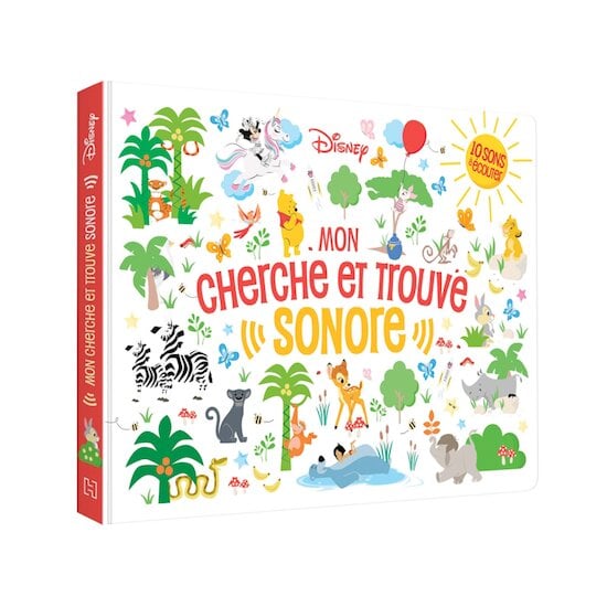 Disney classiques - Mon Cherche et Trouve sonore - Livre sonore   de Hachette Jeunesse Disney