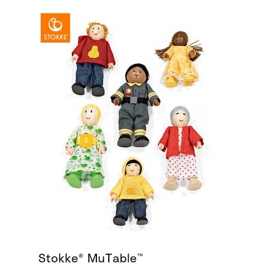 Lot de 6 poupées MuTable   de Stokke®