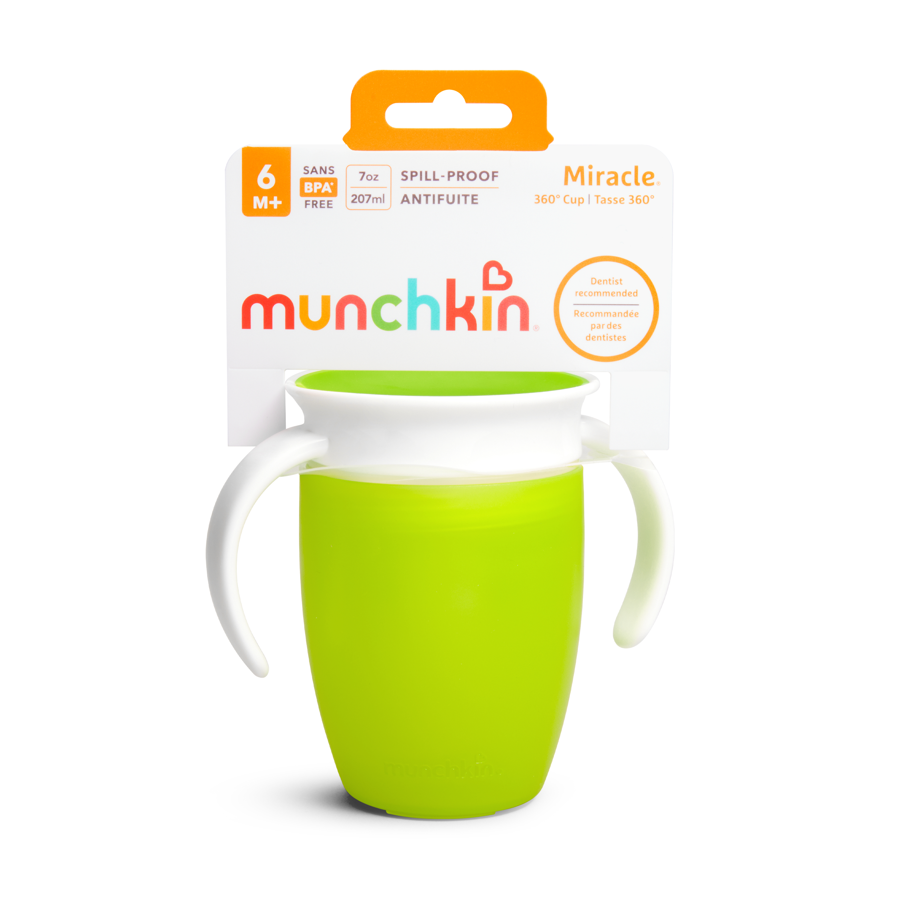 Tasse miracle 6 mois + 207 ml Munchkin Coloris aléatoires - Mon Bébé Calin