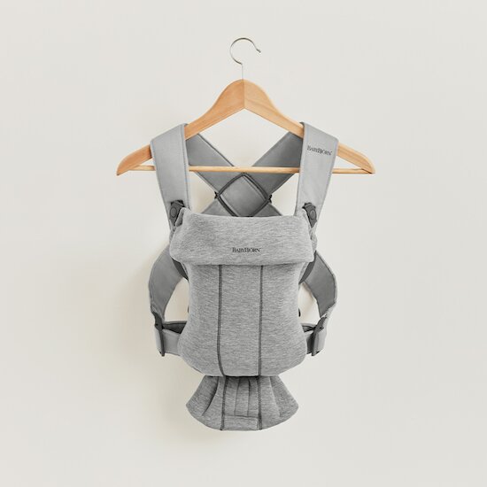 Porte-bébé Mini 3D jersey - Gris clair