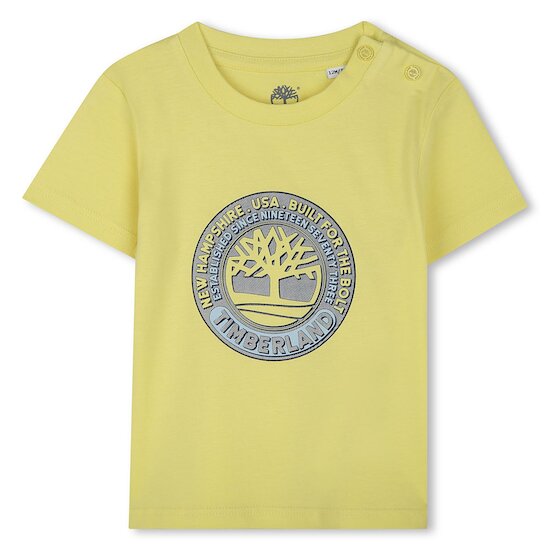 T-shirt manches courtes Jaune  de Timberland