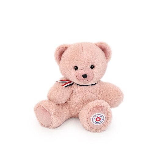 Ours en Peluche Articulé Français Rose Pastel 25 cm de L'ours français