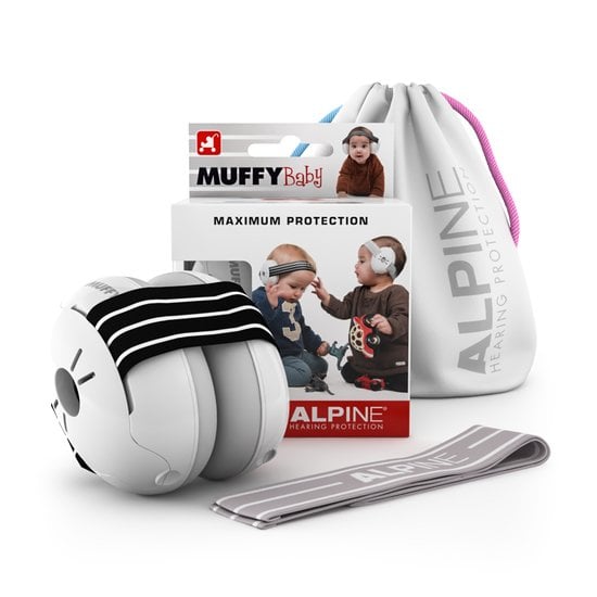 Alpine Muffy Casque Anti-Bruit : protection auditive pour enfants jusqu'à  16 ans - CE Certifié - Confortable et réglable - Prévient les troubles
