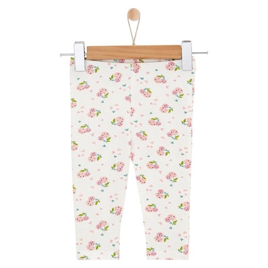 Sweet Summer legging Imprimé cerises et coeurs 3 mois de P'tit bisou