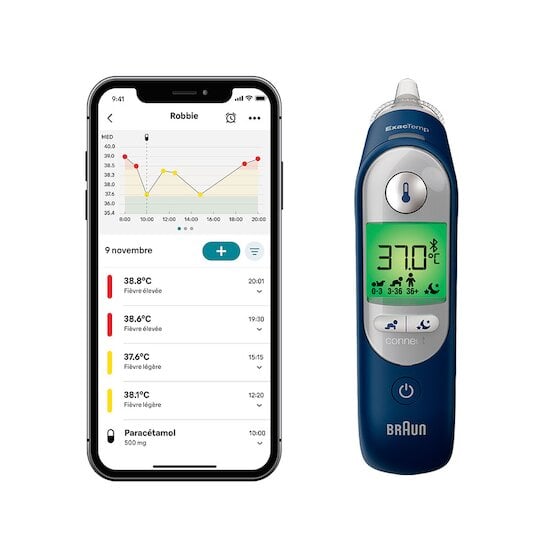 Thermomètre auriculaire  ThermoScan® 7+ connect   de Braun