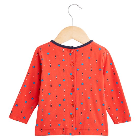 Blouse manches longues collection Pop Cargo Fille Rouge  de Marèse