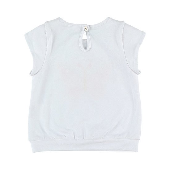 T-shirt Papillon collection Peps Girl Blanc  de Noukies