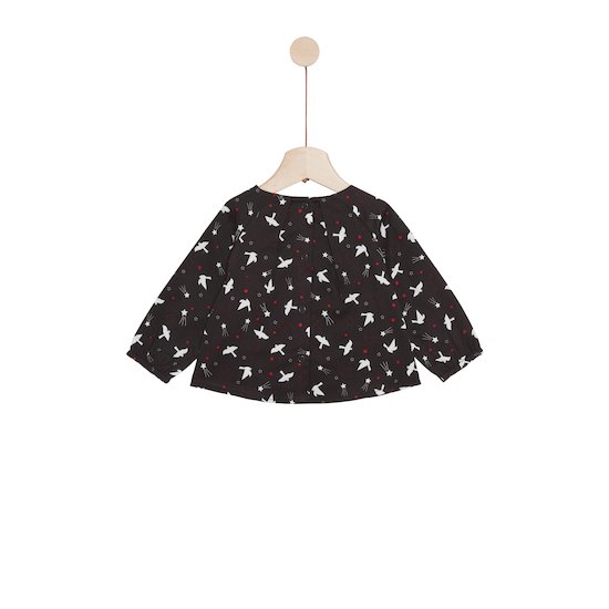 Tweet Cargo Blouse manches longues Birds Tweet  de Nano & nanette