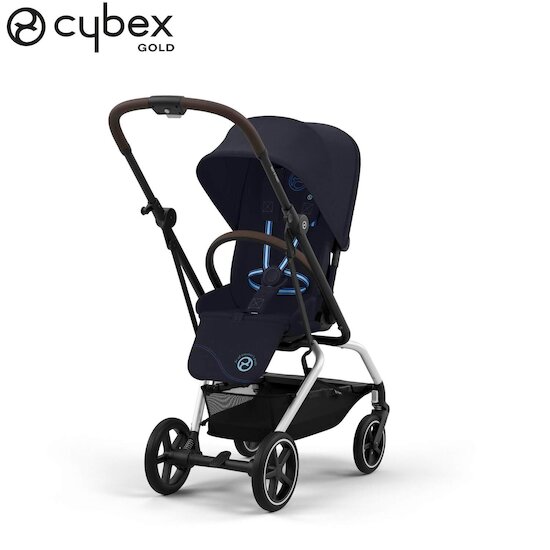 Poussette Eezy S Twist +2  Châssis Silver - Dark Blue  de CYBEX