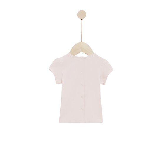 Mon Petit Nuage Tee-shirt manches courtes Rose fog  de P'tit bisou