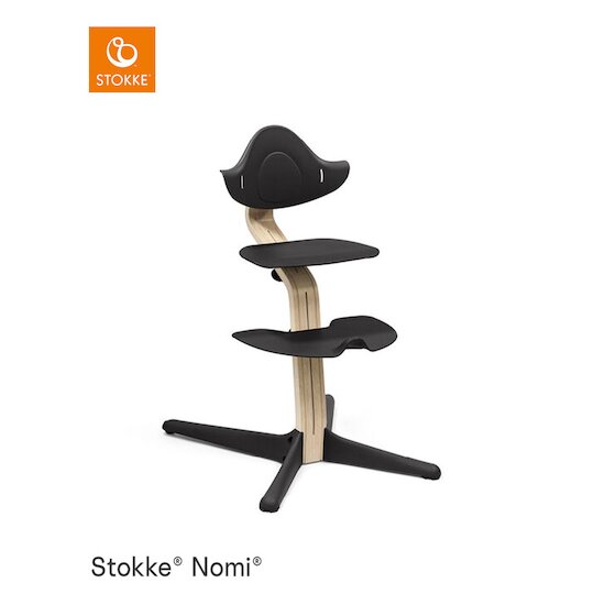 Chaise Nomi® Naturel Noir  de Stokke®