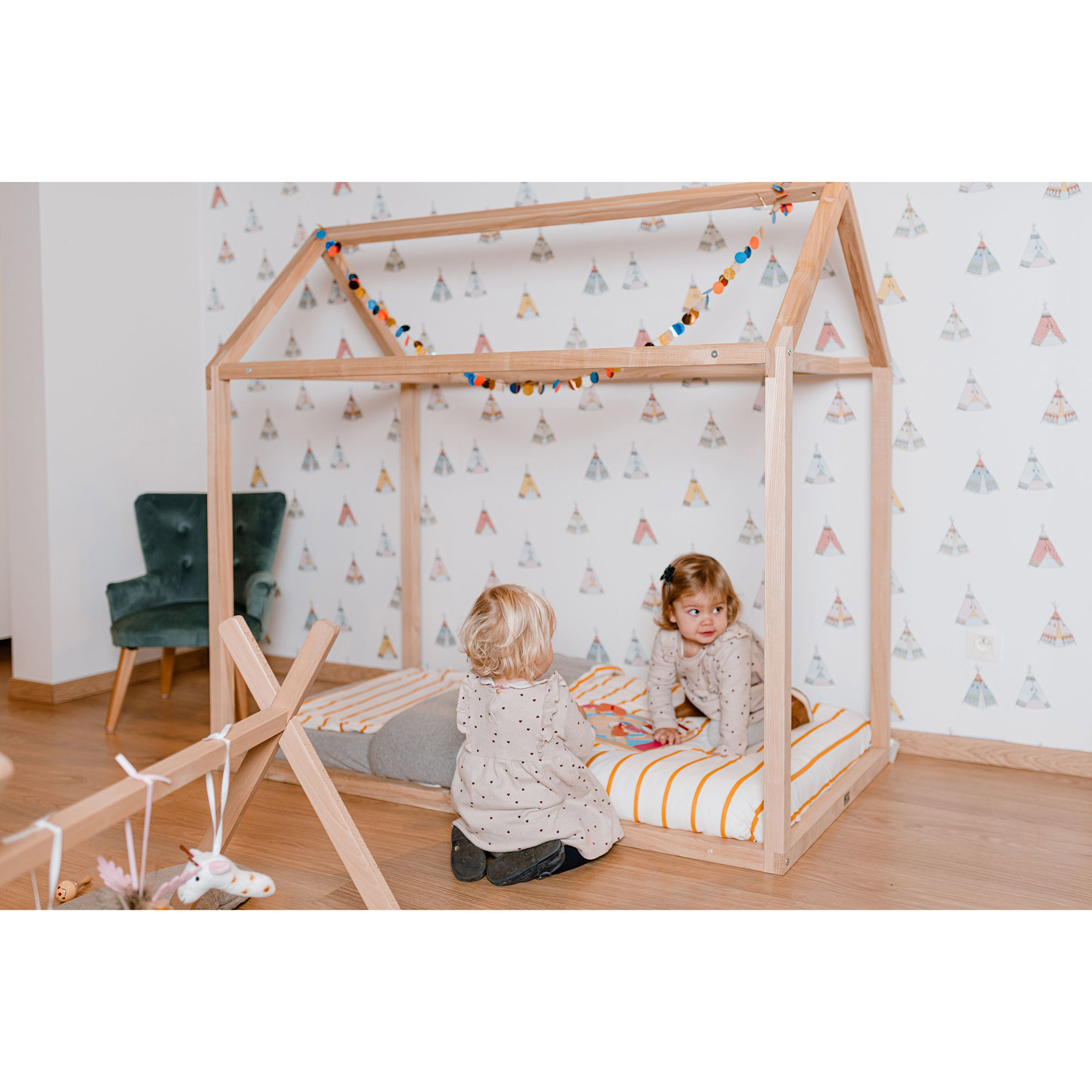 Lit Cabane Childwood Petite Maison 70x140 - Design Enfant