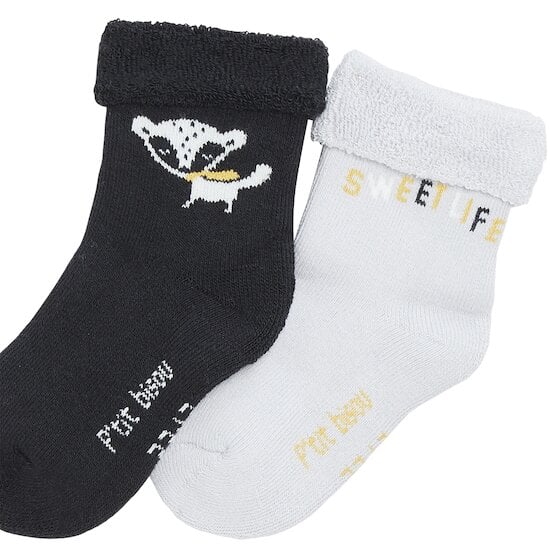 Golden Winter Lot de 2 chaussettes Sweet Life  de P'tit bisou