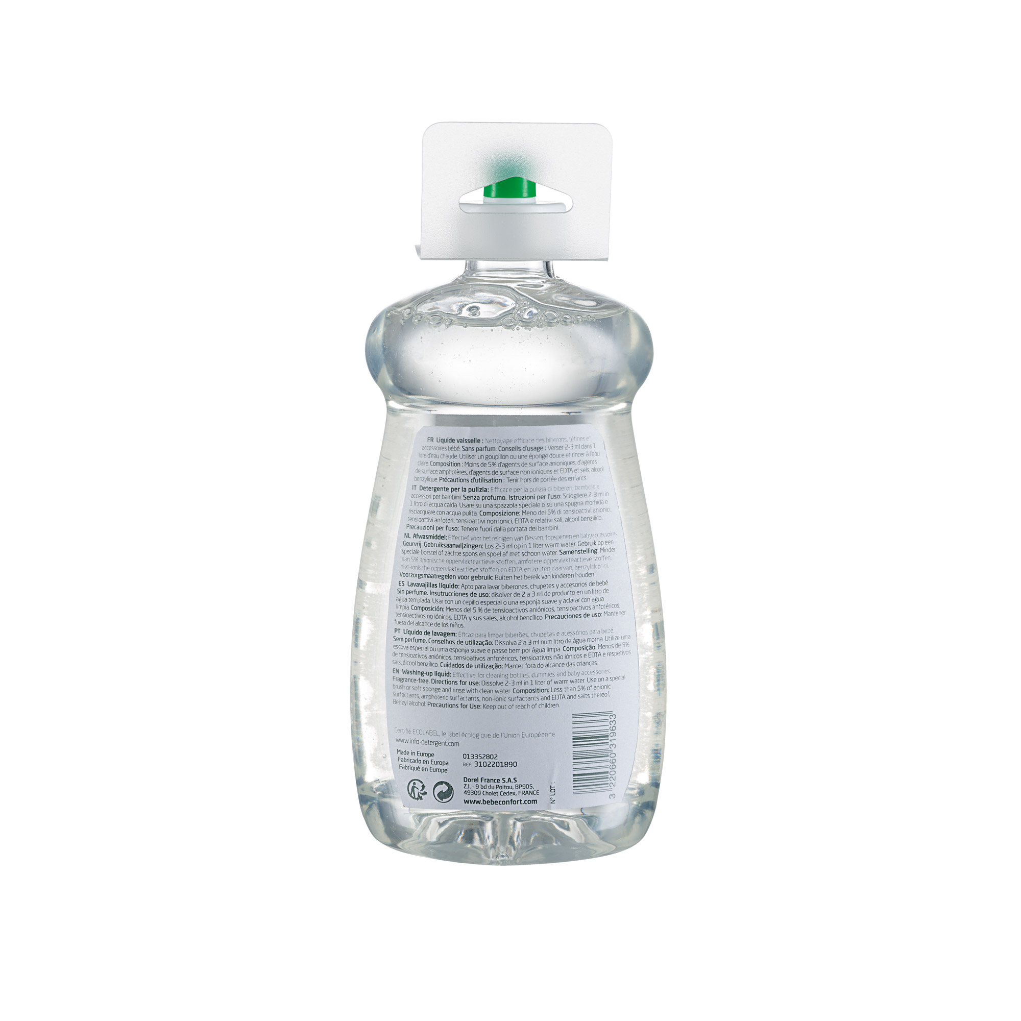 Liquide Vaisselle Eco Label 500 Ml Transparent De Bebe Confort Accessoires Biberons Aubert