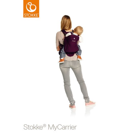 Porte Bebe Mycarrier Bleu De Stokke Porte Bebe Ventral Aubert