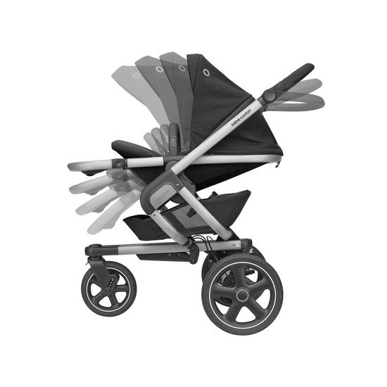 Nova 3 Roues Essential Black De Bebe Confort Poussettes Polyvalentes Aubert