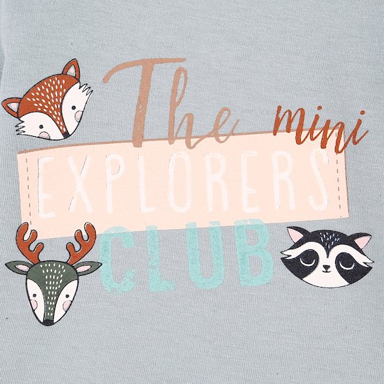 Little Explorers Tee-shirt manche longues animaux de la forêt  de P'tit bisou